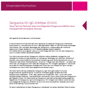 Juli:Denguevirus-NS1-IgG-Antikörper (DVAKN)