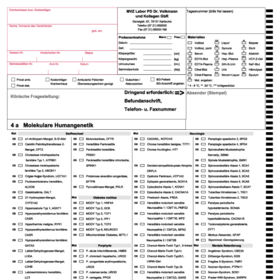 Anforderungsschein Molekulare Humangenetik