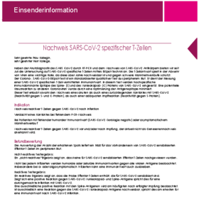 Juli: Nachweis SARS-CoV-2 spezifischer T-Zellen